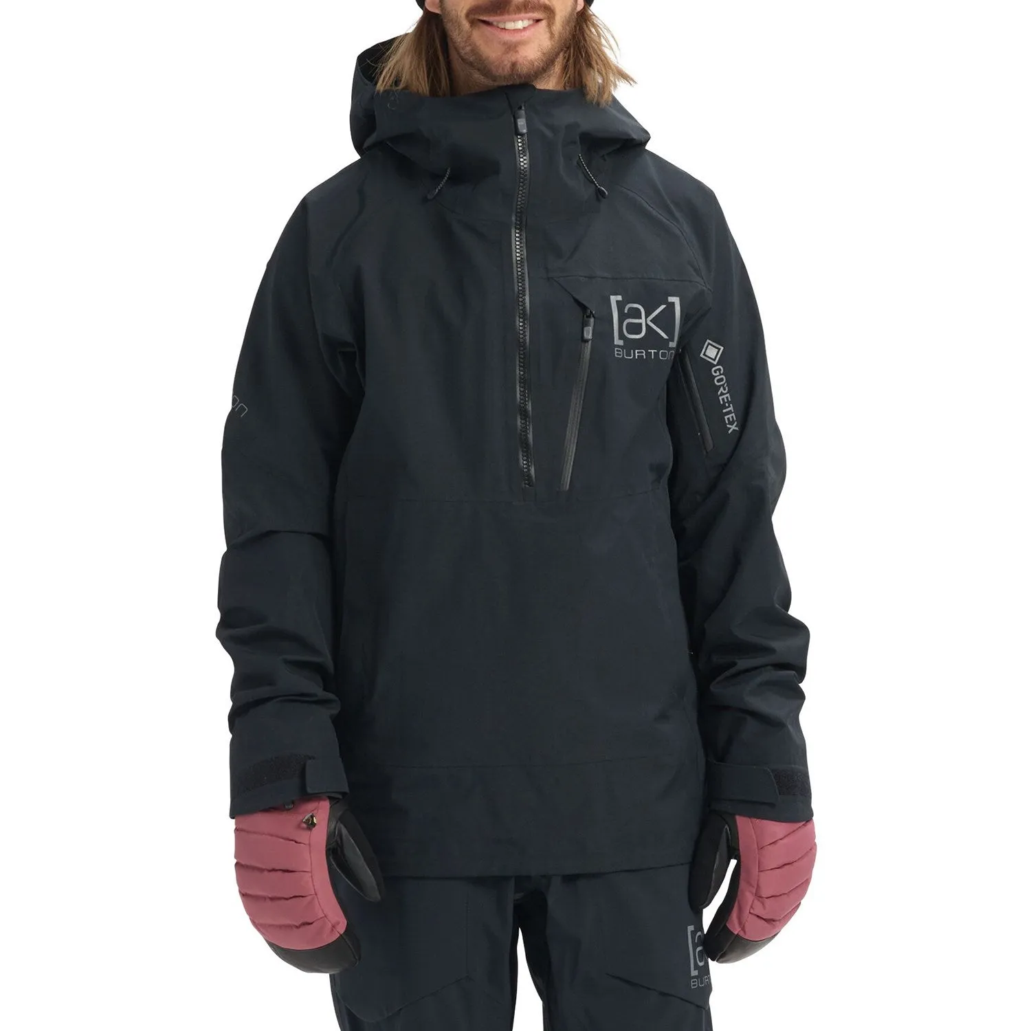 Burton [AK] Velocity GORE-TEX Mens Anorak Jacket Black
