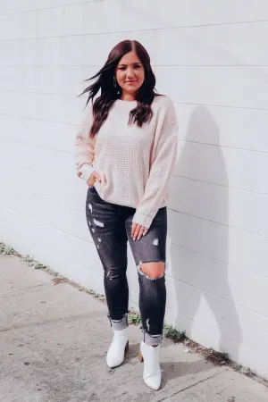 Carmella Knit Sweater - Ivory