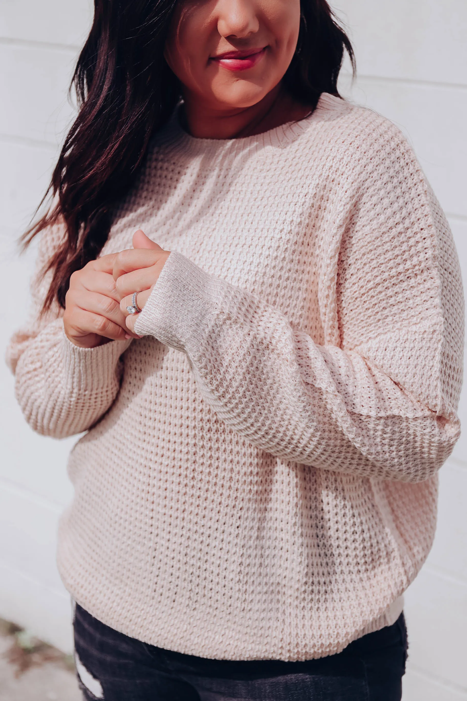 Carmella Knit Sweater - Ivory