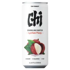 Chi Forest Sparkling Water Lychee Fizzy Flavour 330ml ~ 気 荔枝味苏打气泡水 330ml