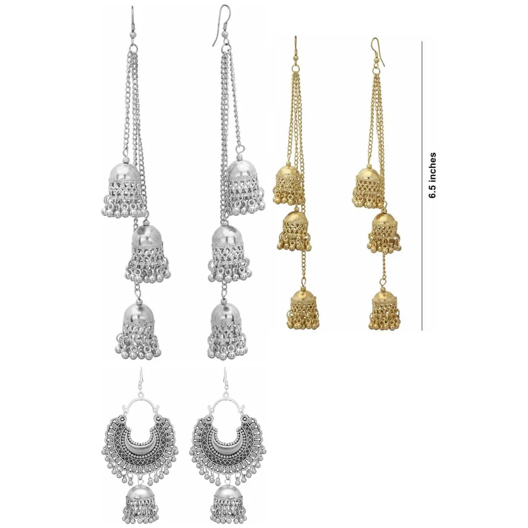 Combo Of 3 Traditional Jhumki