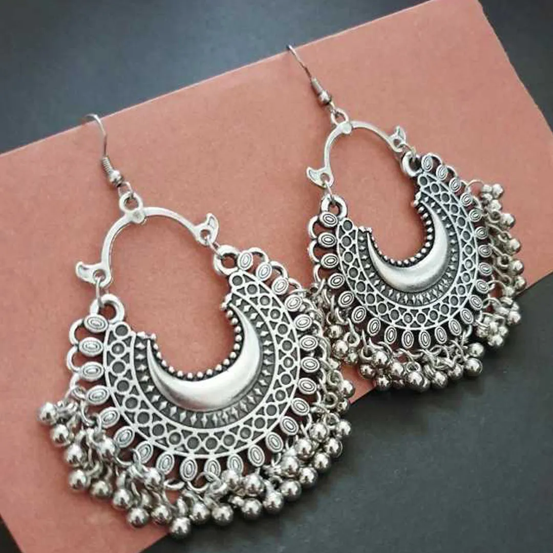 Combo of 4 Afghani Golden and Silver Layered Jhumki