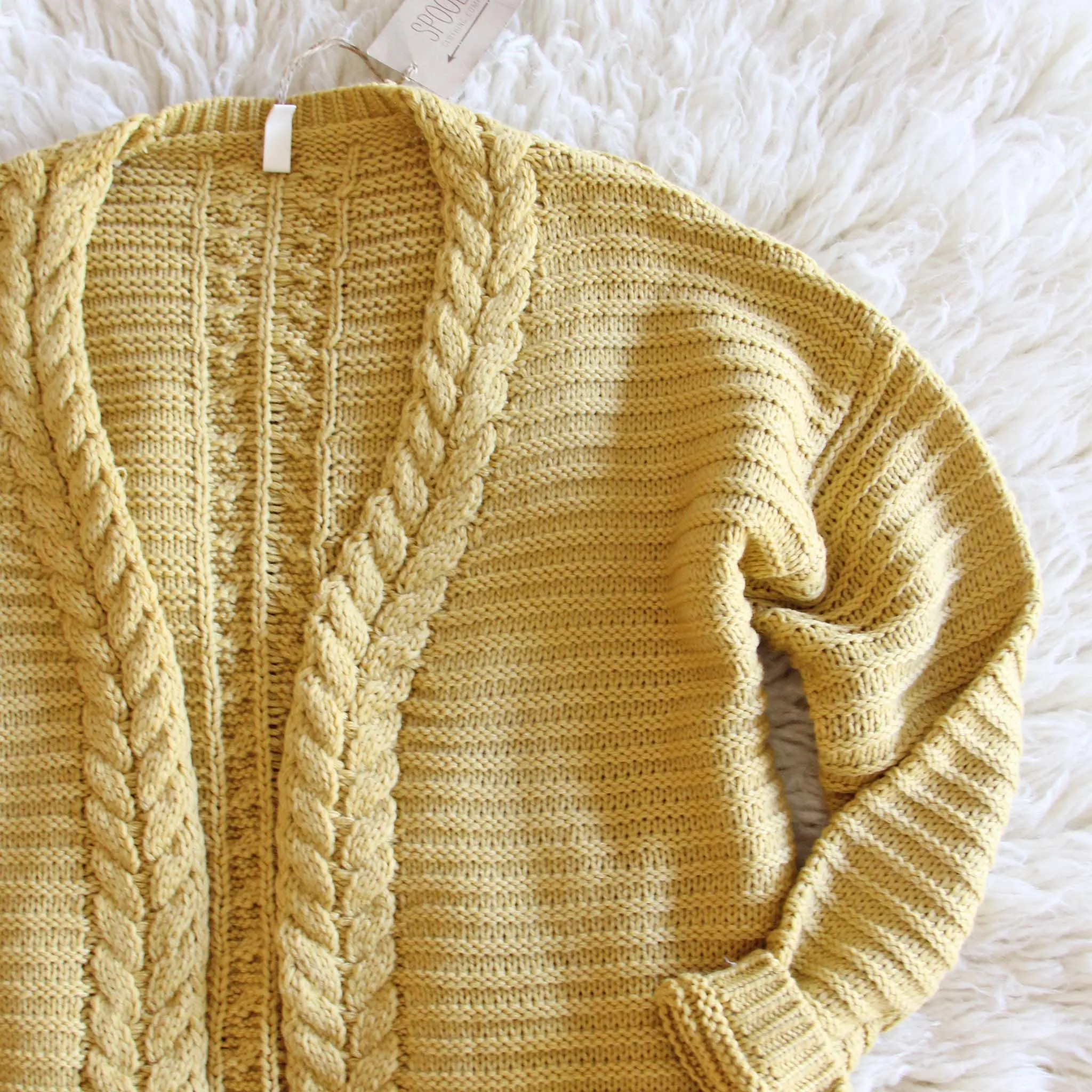 Cozy Bundle Sweater in Mustard