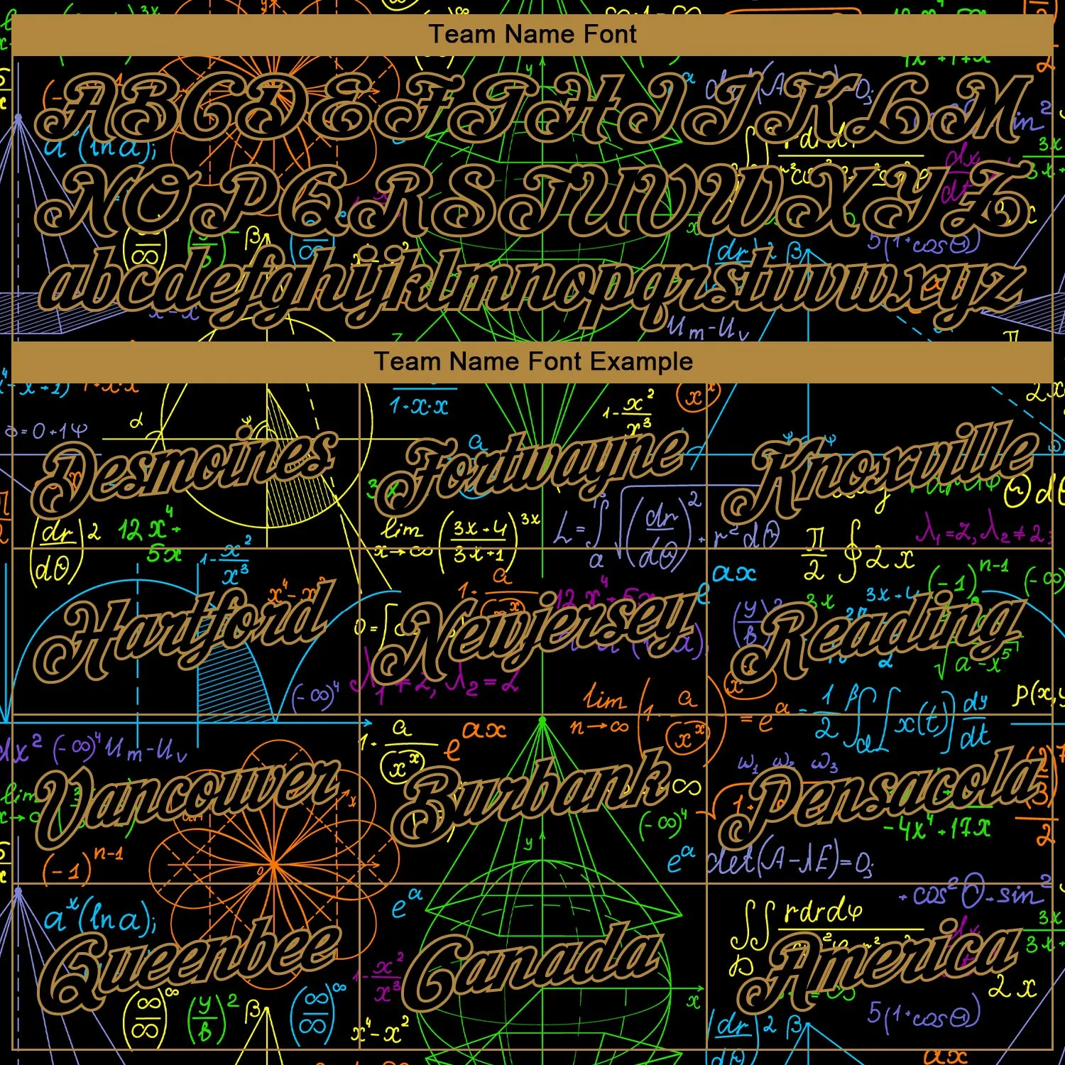 Custom Stitched Black Black-Old Gold 3D Pattern Design Math Sports Pullover Sweatshirt Hoodie