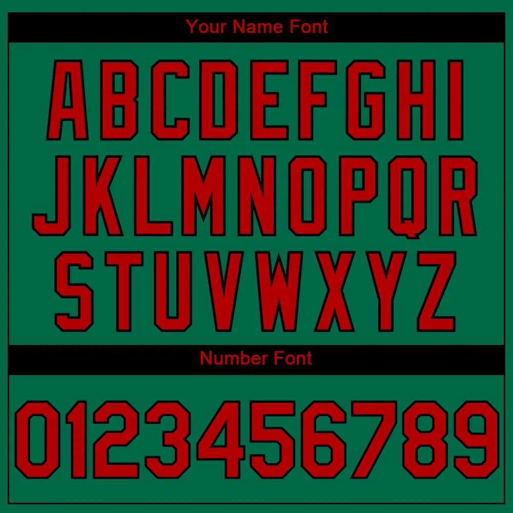 Custom Stitched Kelly Green Red Gold-Black 3D Dominic Dominican Flag Sports Pullover Sweatshirt Hoodie
