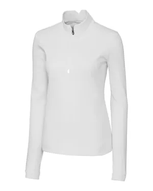 Cutter & Buck Women's Traverse Stretch Quarter Zip Pullover