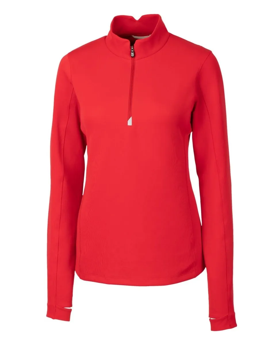 Cutter & Buck Women's Traverse Stretch Quarter Zip Pullover