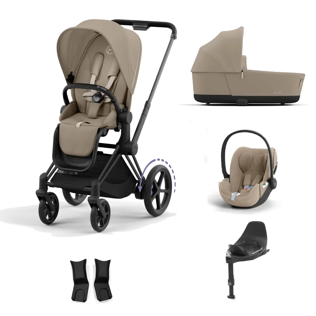 Cybex ePriam Cloud T i-Size Bundles - Cozy Beige