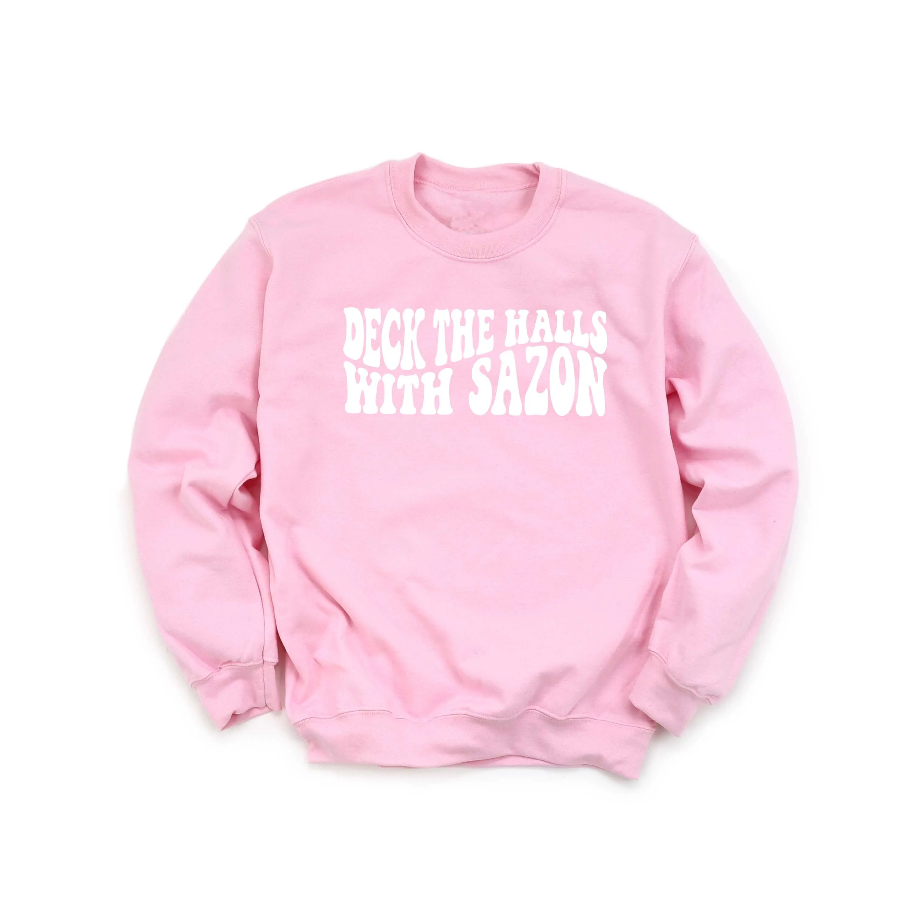 Deck the Halls with Sazón Sweatshirt | Festive Holiday Sweater with Latin Flavor
