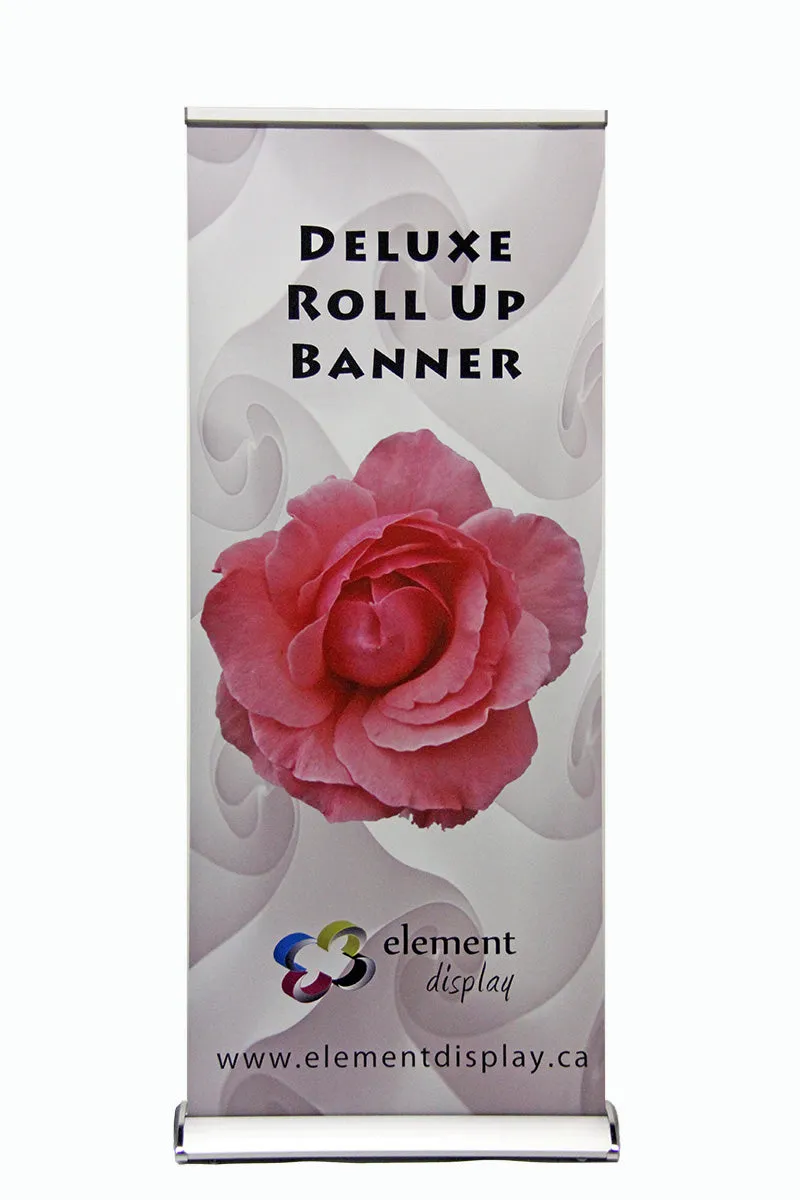 Deluxe Roll Up Banner Stand with Graphic