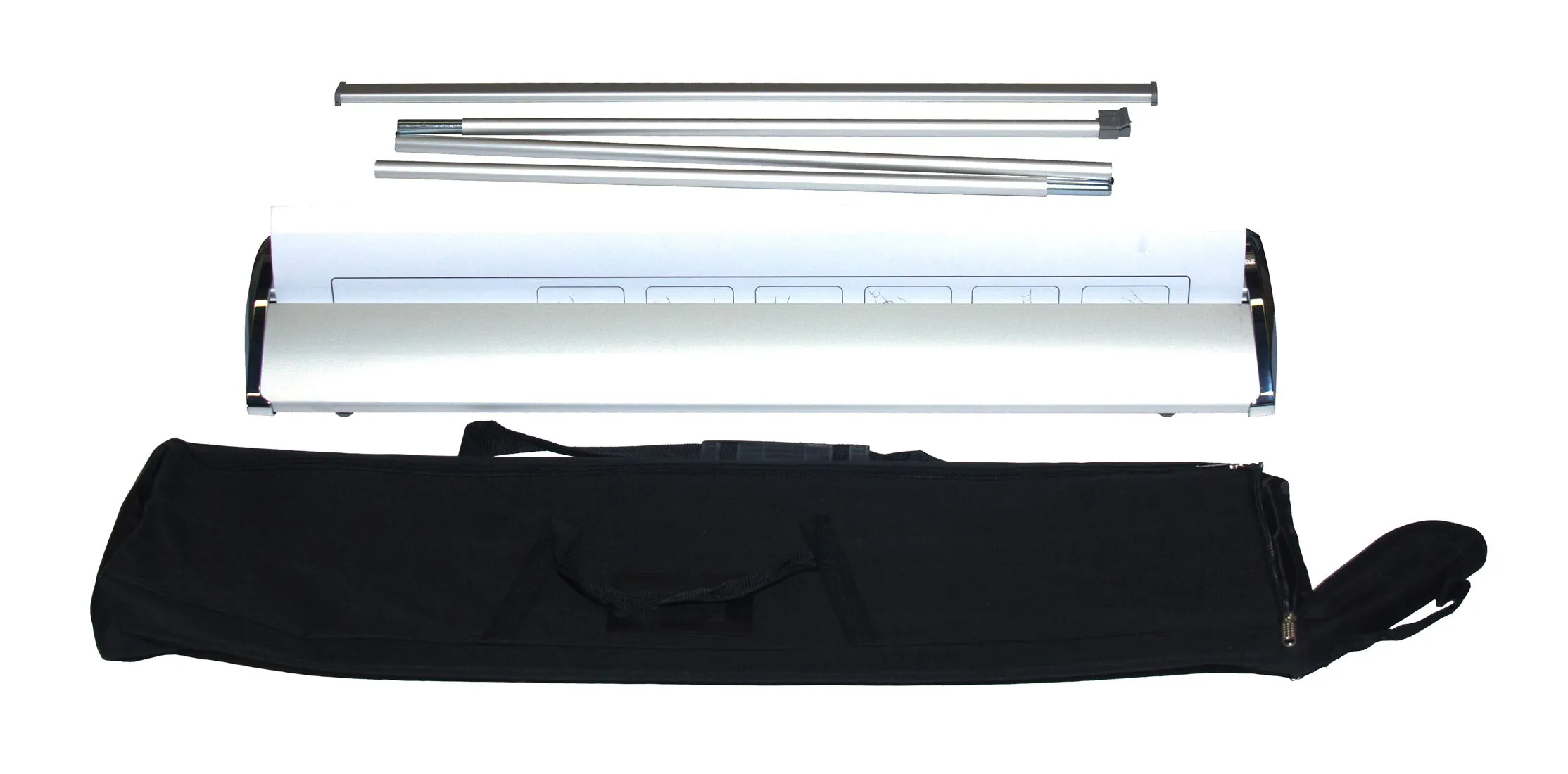 Deluxe Roll Up Banner Stand with Graphic