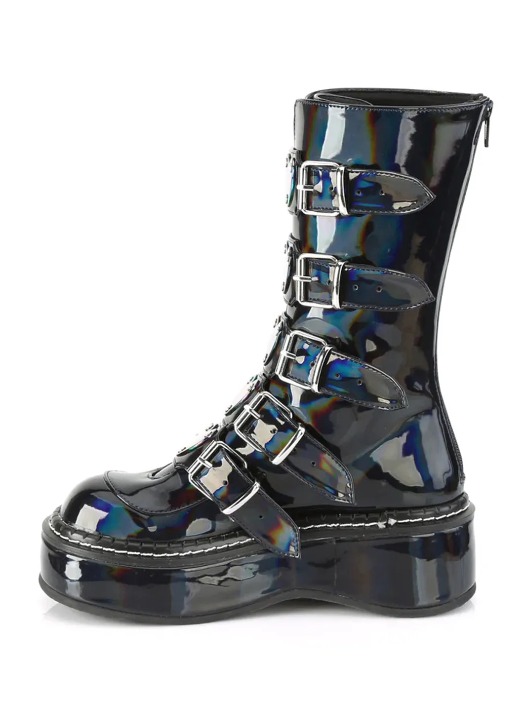 DEMONIA EMILY-330 - BLACK HOLOGRAM ✰ PRE ORDER ✰