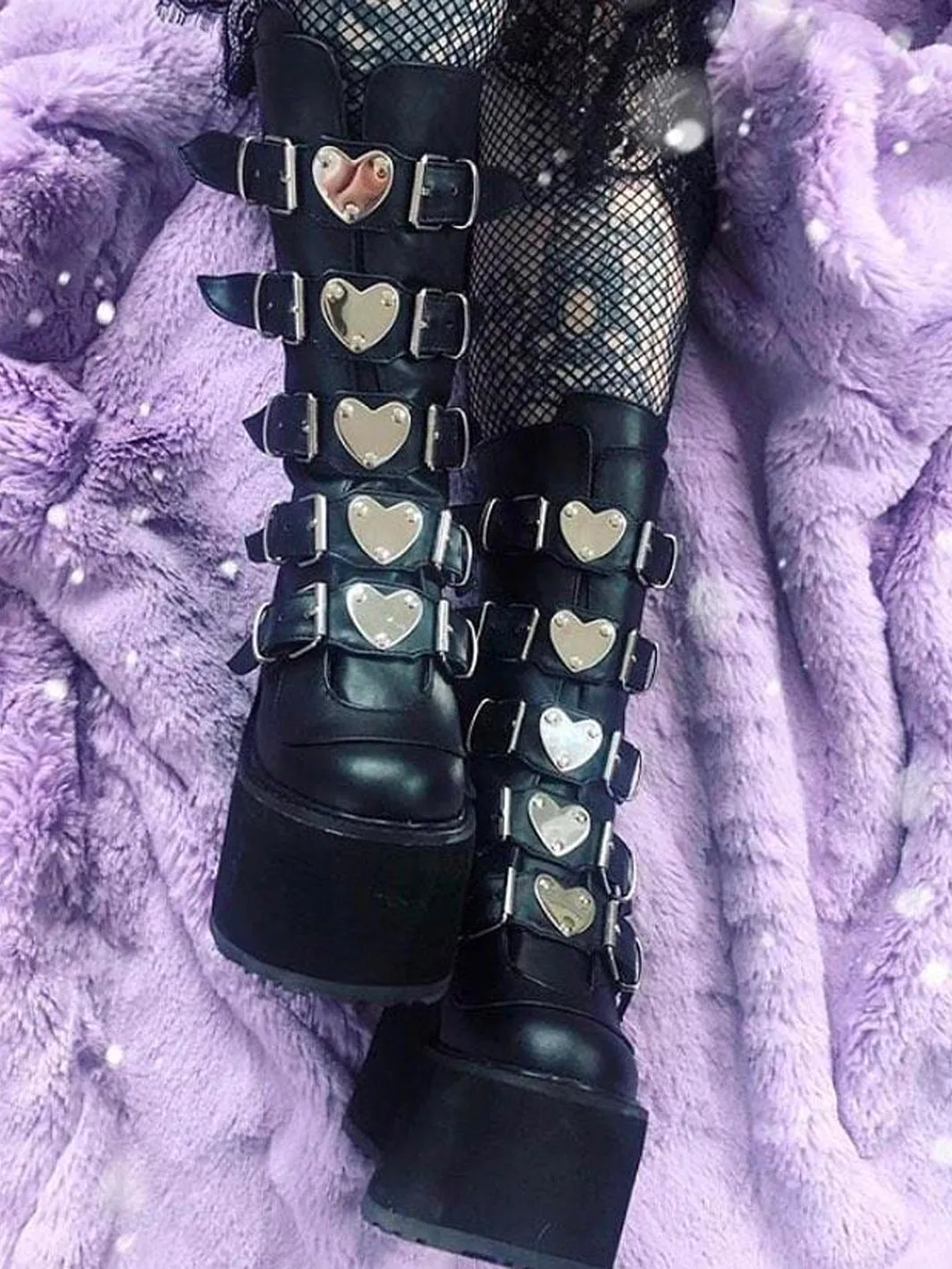 DEMONIA SWING-230 - BLACK VEGAN LEATHER ✰ PRE ORDER ✰