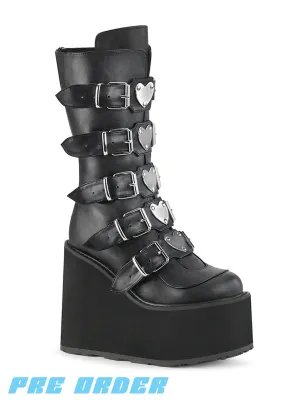 DEMONIA SWING-230 - BLACK VEGAN LEATHER ✰ PRE ORDER ✰