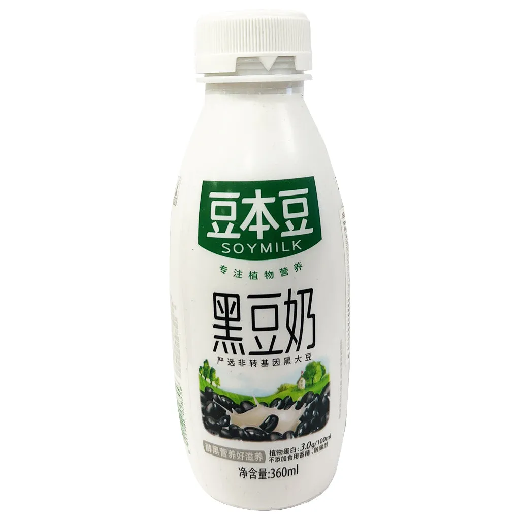 Dou Ben Dou Black Bean Soy Milk 360ml ~ 豆本豆黑豆奶 360ml