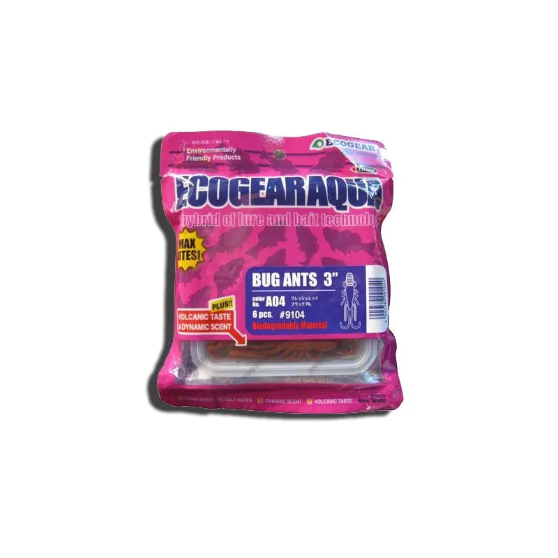 Ecogear Aqua Bug Ant 3 inch Soft Plastics