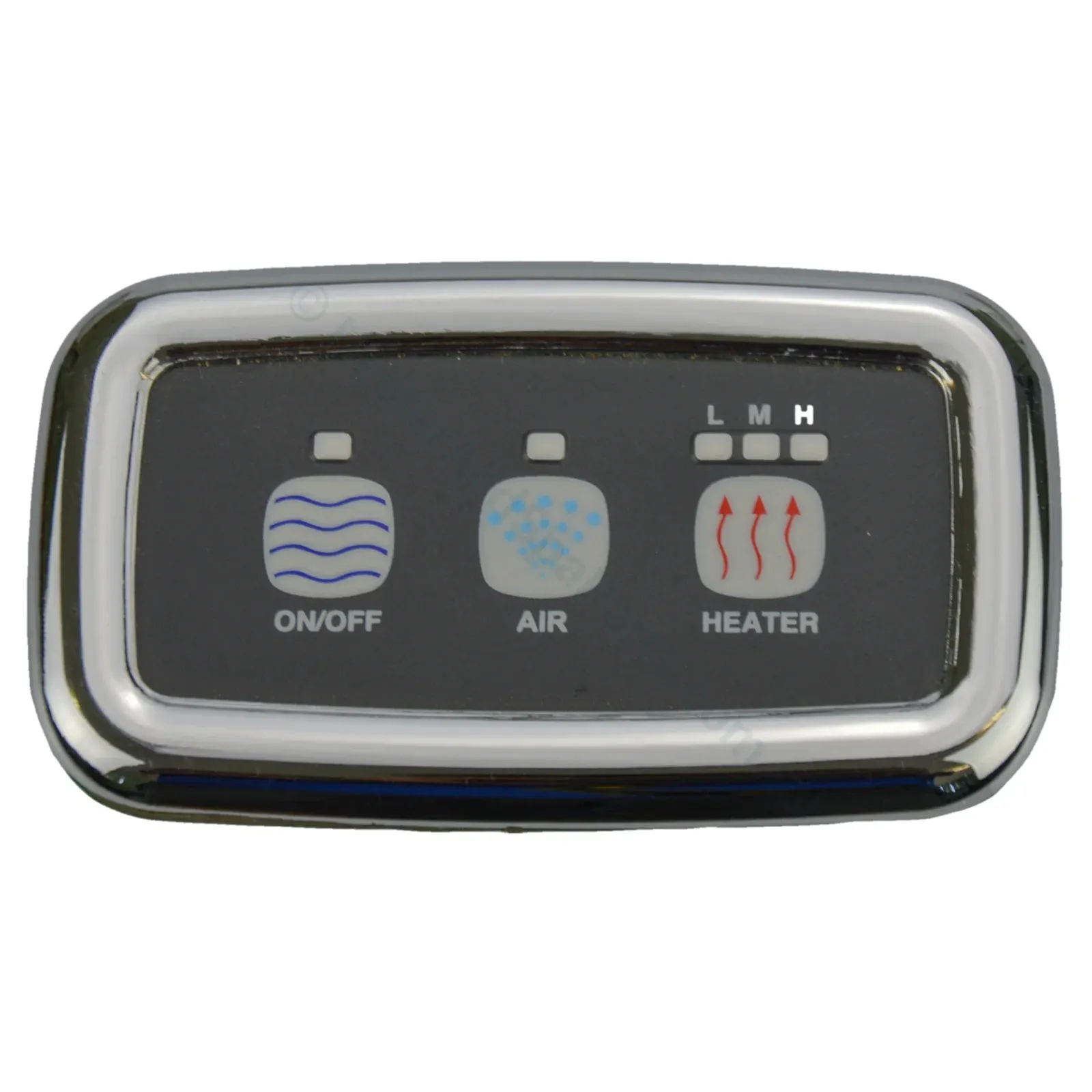 Edgetec Decina 3-Button Sensa Touch Touchpad - Spa Baths - Key Pad Control Panel