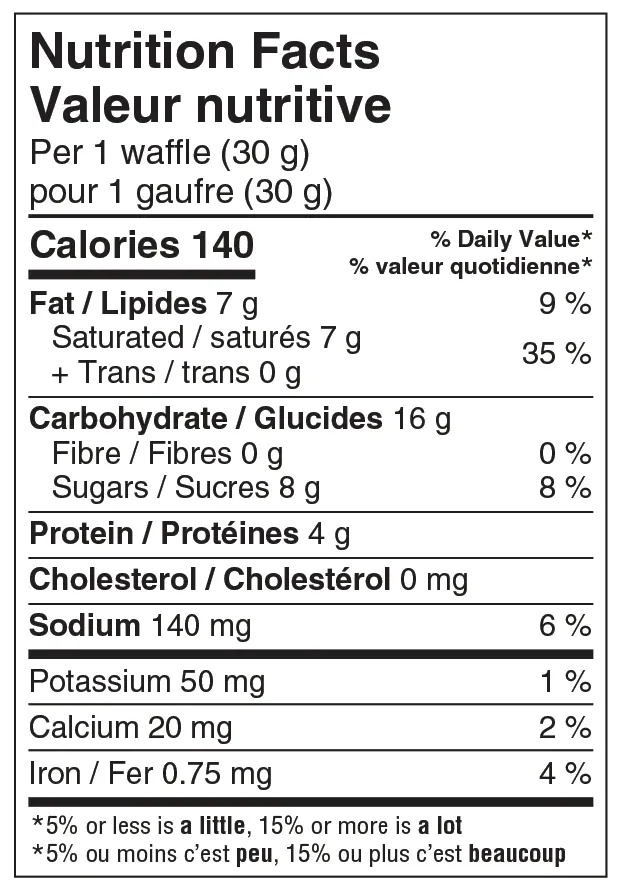 Energy Waffle - Vanilla