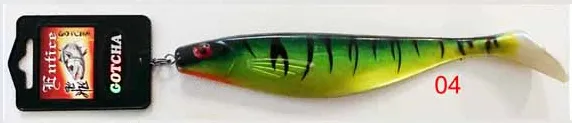 Entice Gotcha Shad Junior Soft Plastic Fishing Lure