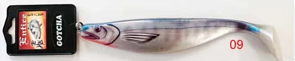 Entice Gotcha Shad Junior Soft Plastic Fishing Lure
