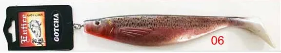 Entice Gotcha Shad Junior Soft Plastic Fishing Lure