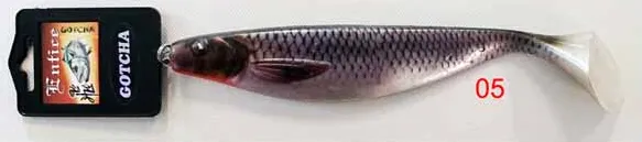 Entice Gotcha Shad Junior Soft Plastic Fishing Lure
