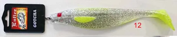 Entice Gotcha Shad Junior Soft Plastic Fishing Lure