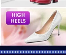 Esmeralda Career High Heal Pumps