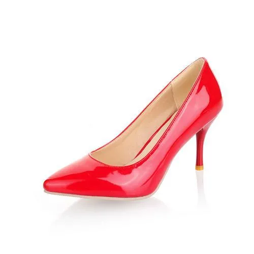 Esmeralda Career High Heal Pumps