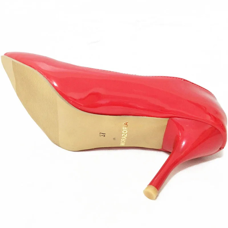 Esmeralda Career High Heal Pumps