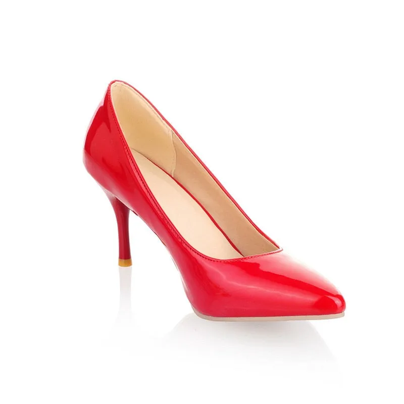 Esmeralda Career High Heal Pumps