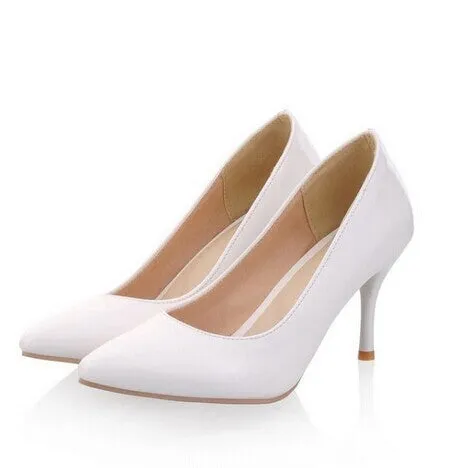 Esmeralda Career High Heal Pumps