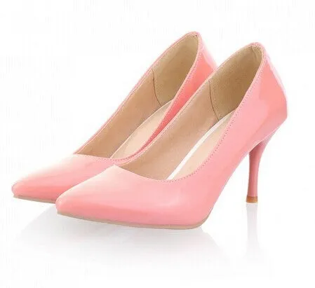 Esmeralda Career High Heal Pumps