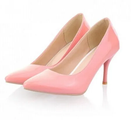 Esmeralda Career High Heal Pumps