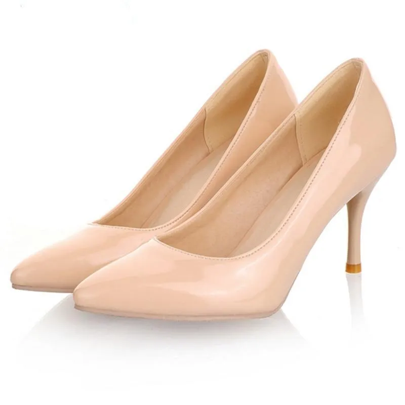 Esmeralda Career High Heal Pumps