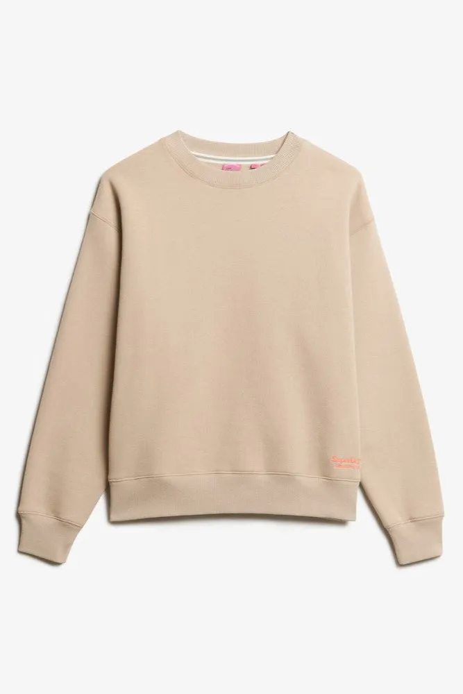 Essential Logo Sweatshirt | Cobblestone Grey
