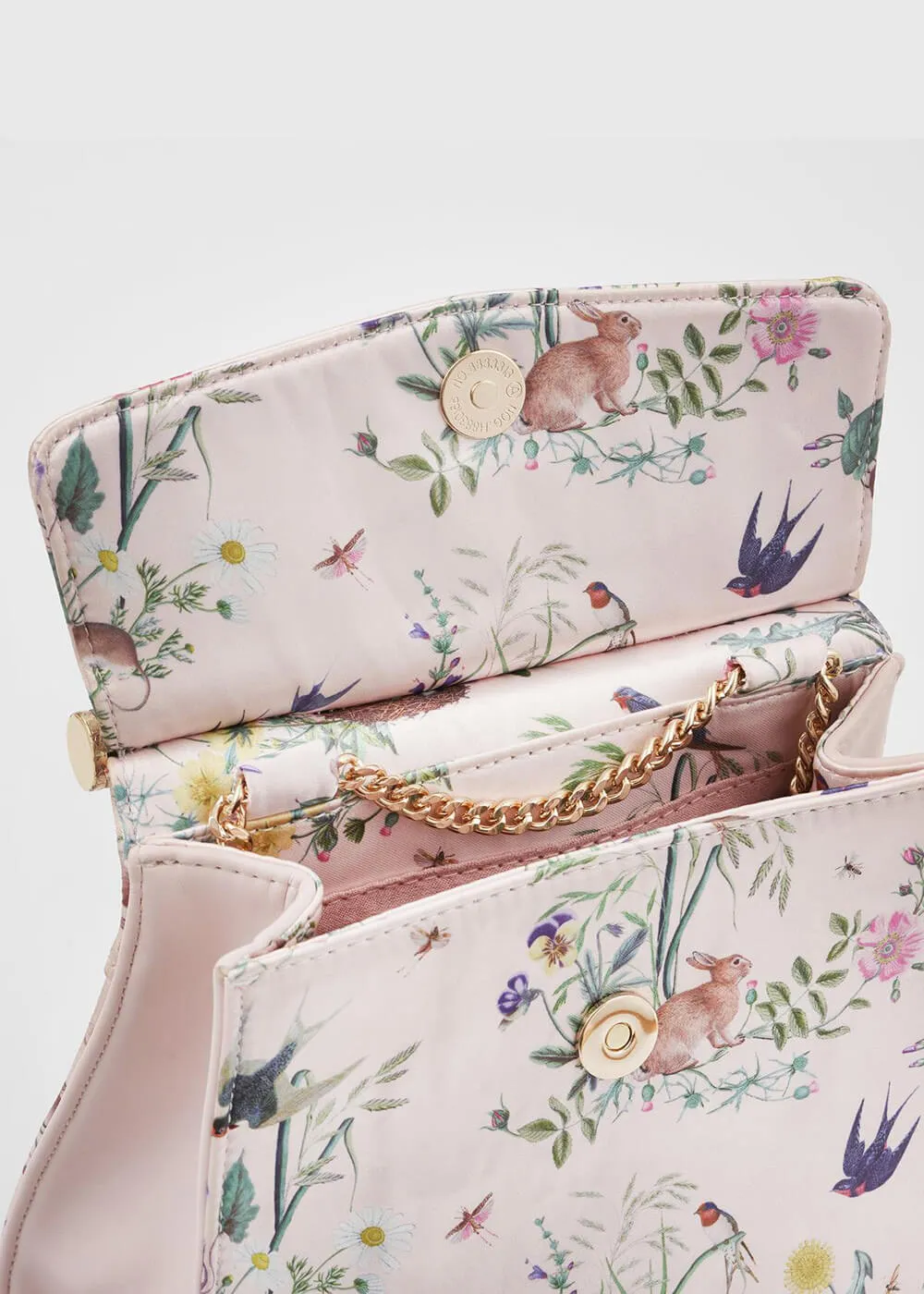 Fable England Running Bunny Bag Blush Pink