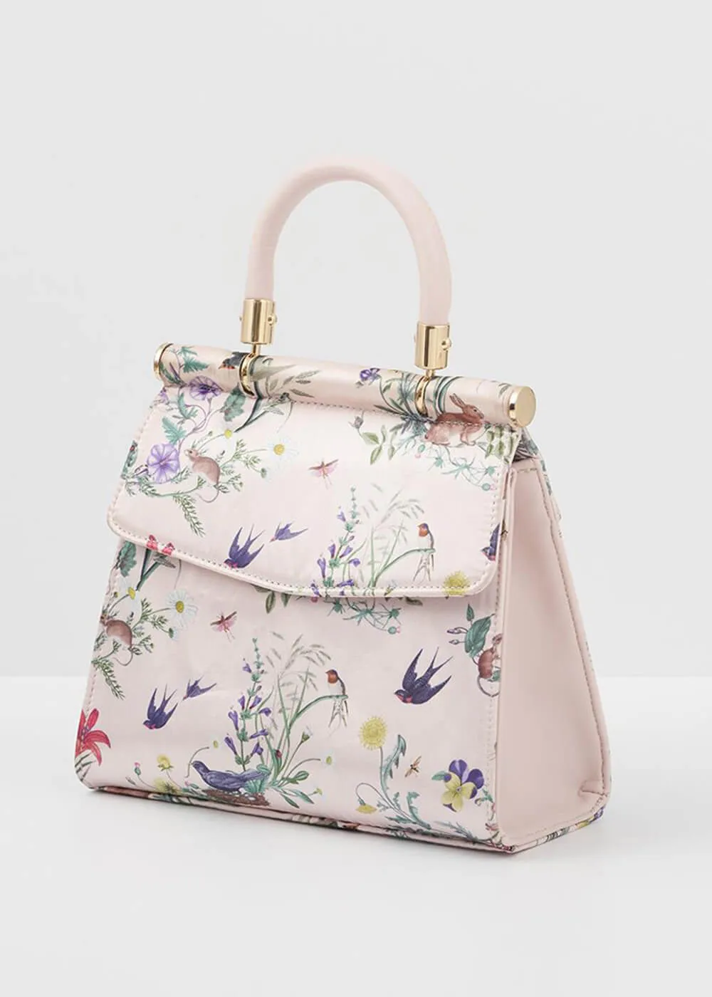 Fable England Running Bunny Bag Blush Pink