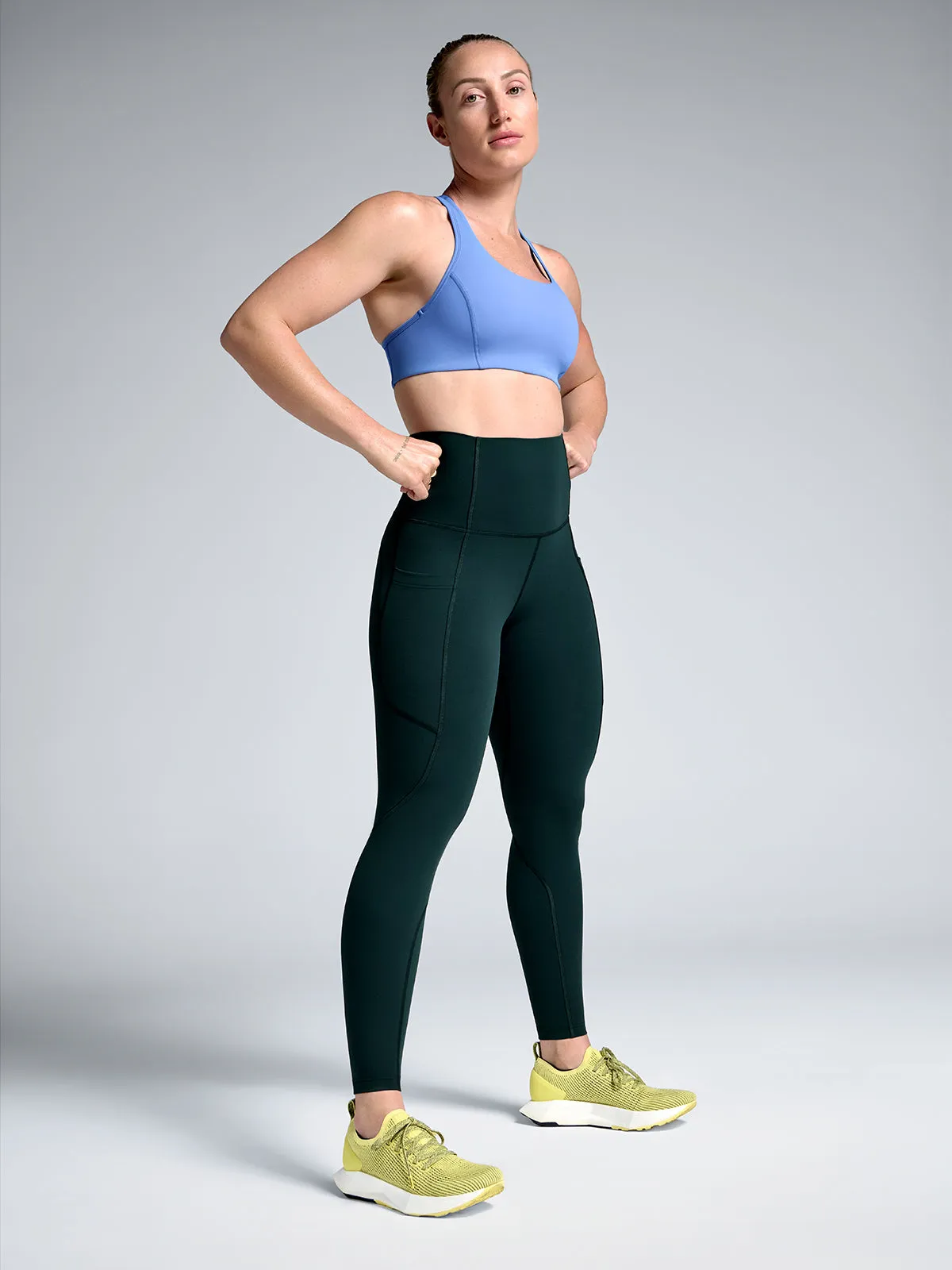 FATAL ATTRACTION 8/8 Super High Rise Legging Dark Green