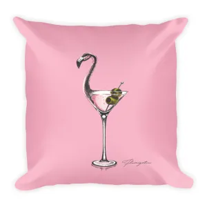 Flamingotini Cozy Cuddle Pillow (Two-Sided)