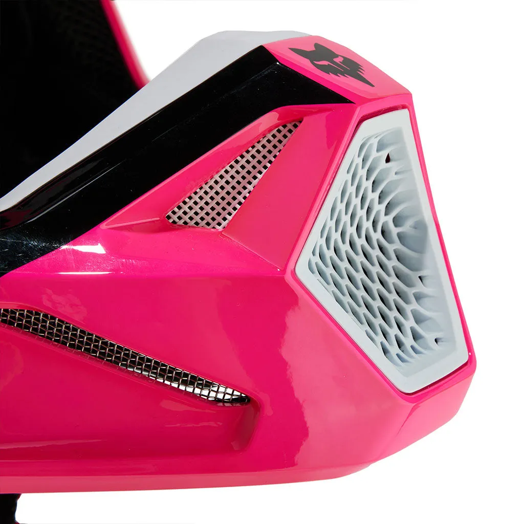 Fox - 2024 Youth V1 Nitro Black/Pink Helmet