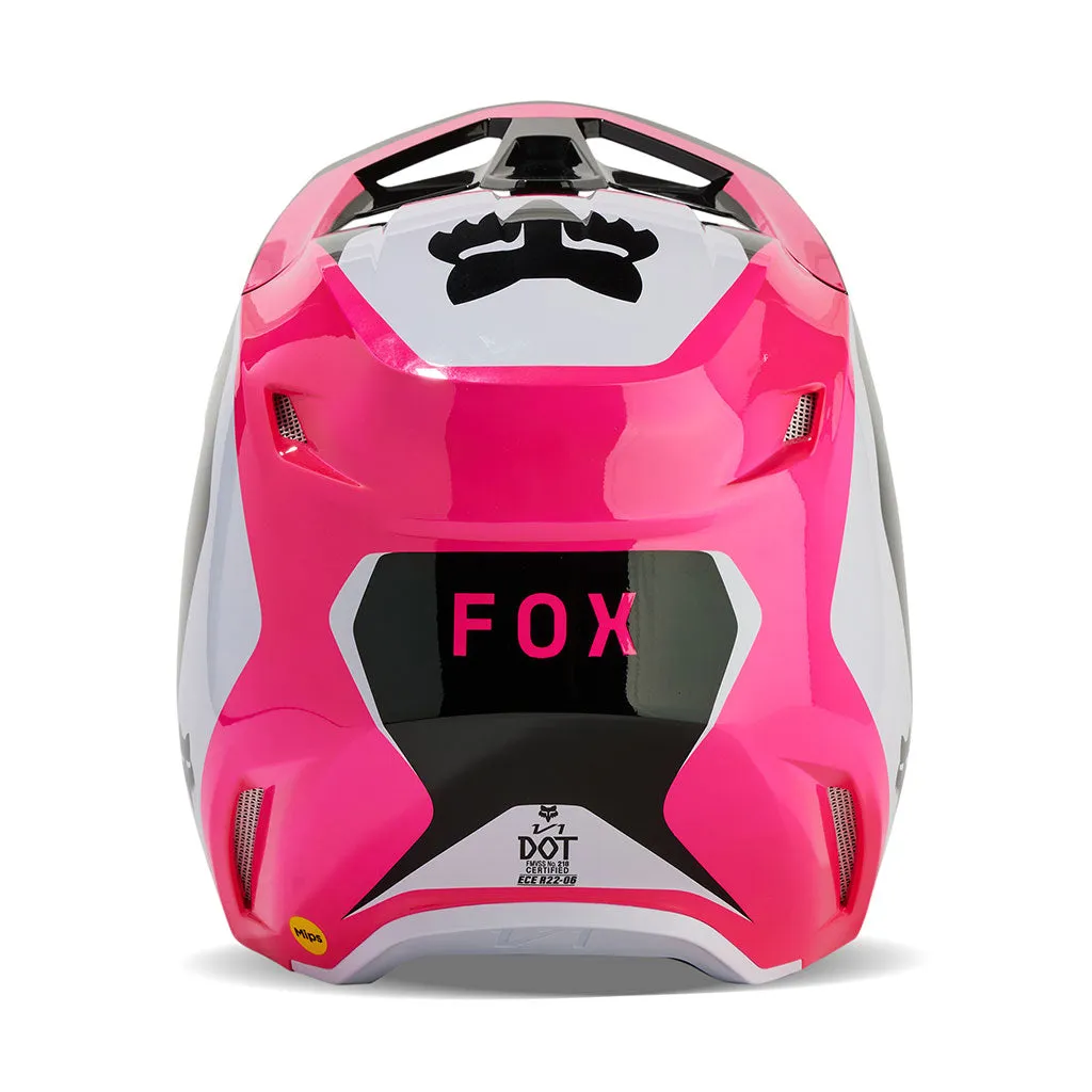 Fox - 2024 Youth V1 Nitro Black/Pink Helmet