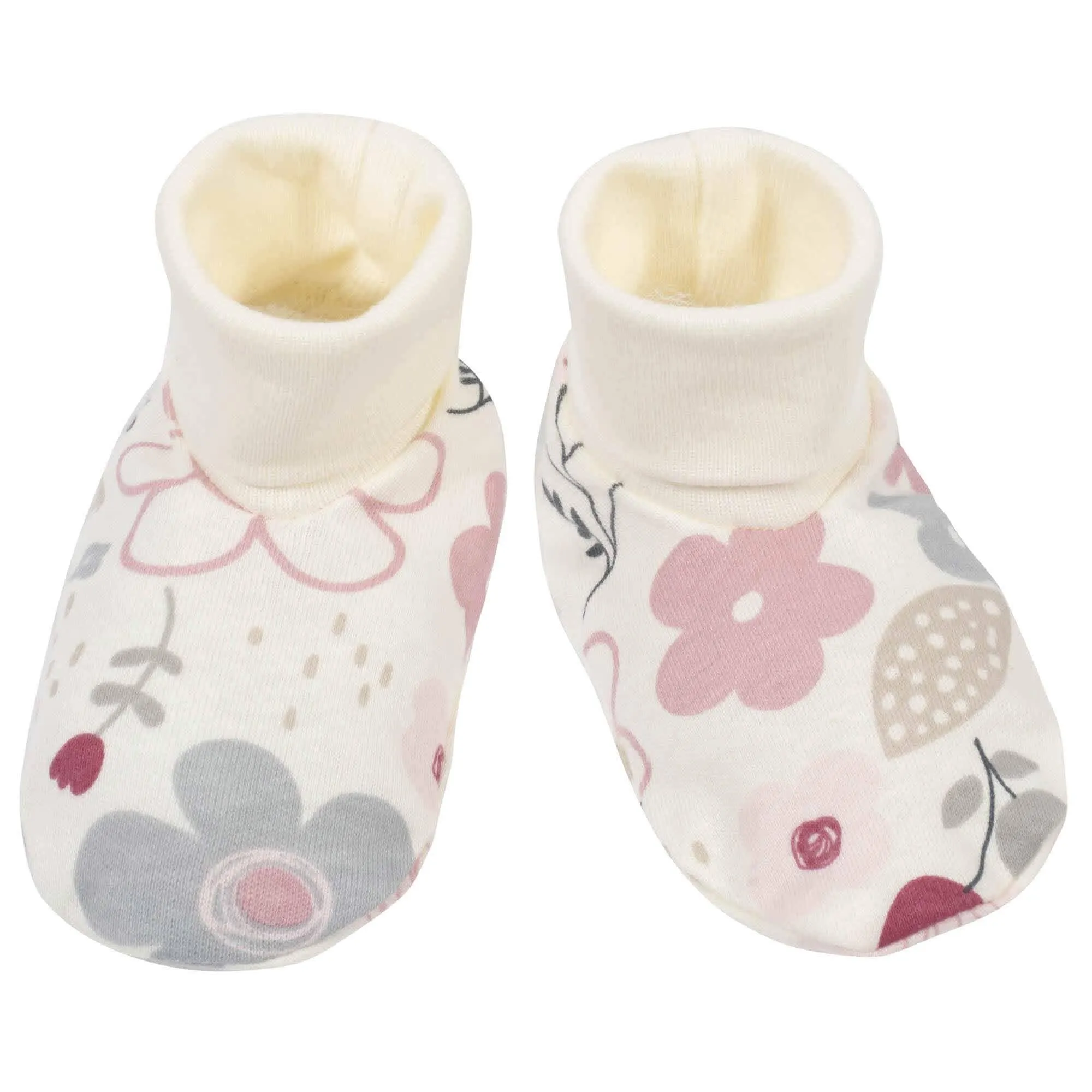 Gerber® Organic 3-Piece Baby Girls Flowers & Leaves Gown Starter Set