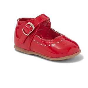 Girls red shoes
