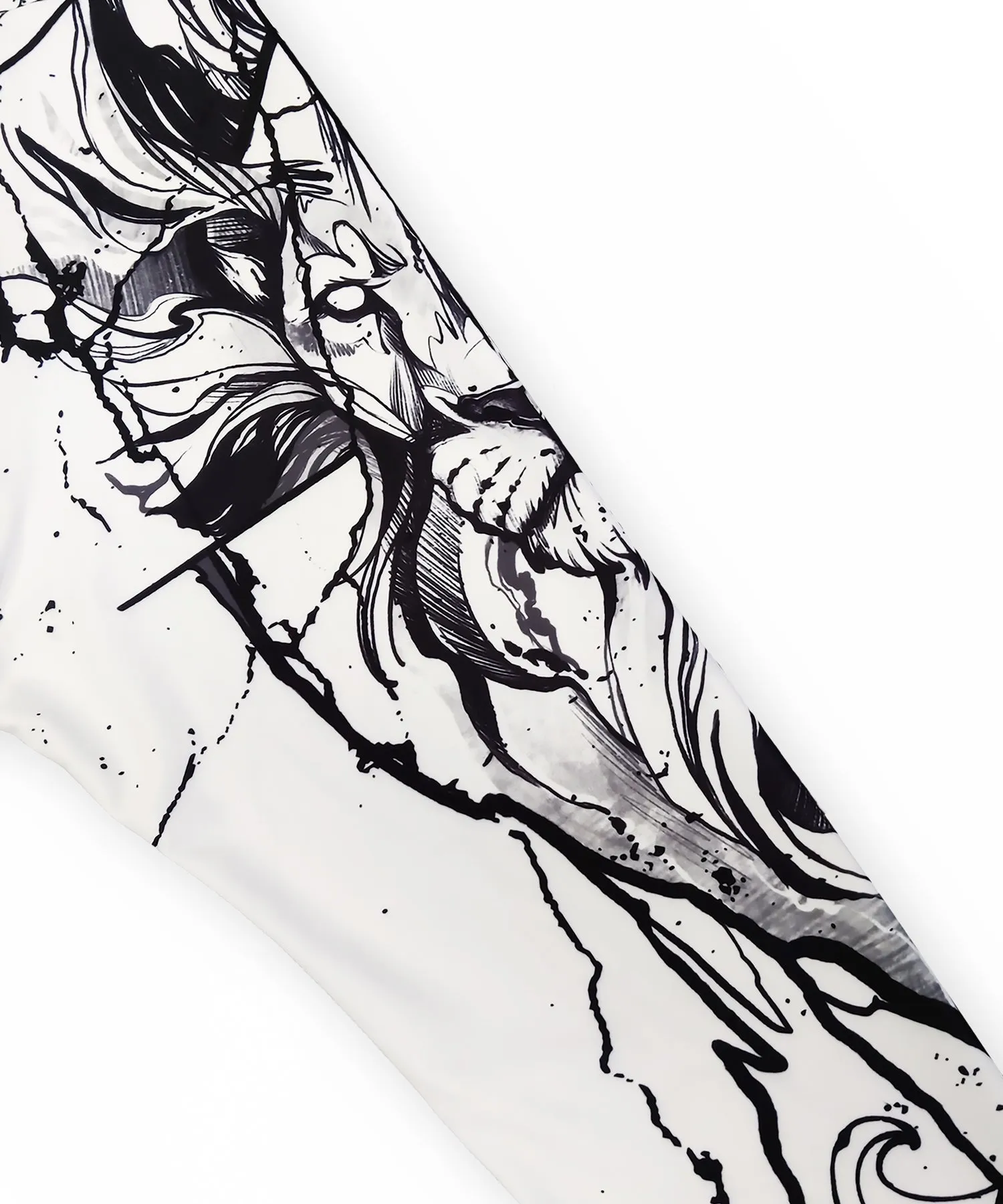 Graphic 2.0 UPF50  Long Sleeve Rash Guard for Men - Tattoo Lion