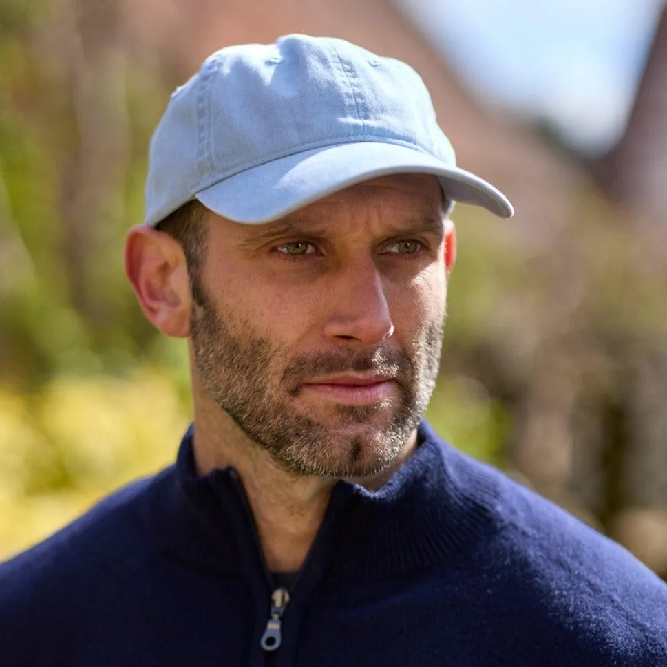 Gun Hill Mens Organic Faded Cap - Black or Aqua