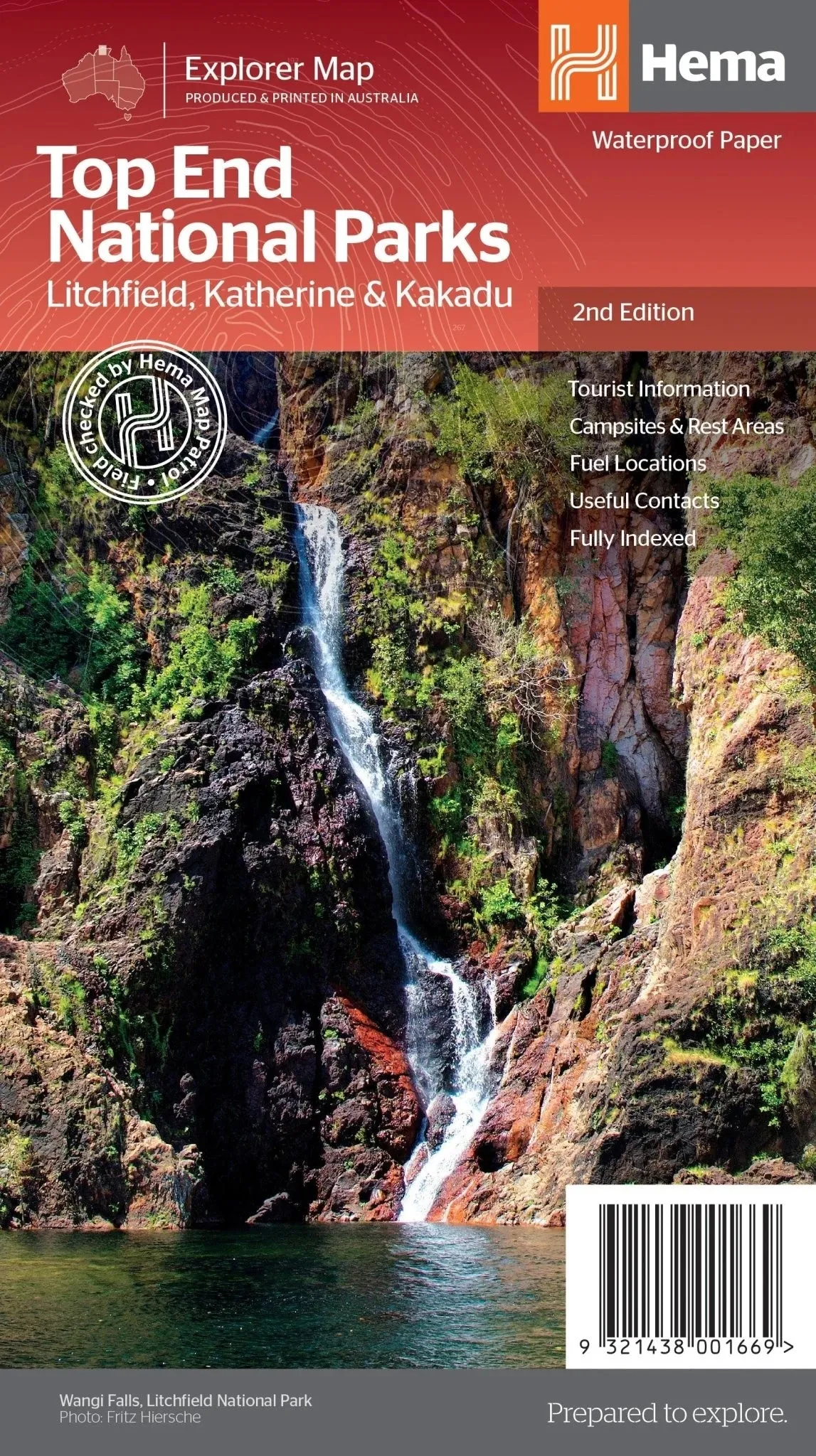 Hema Top End National Parks Map Litchfield Katherine and Kakadu