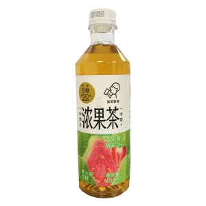 HeyTea Common Guava & Strawberry Oolong 450ml ~ 喜茶 芭乐莓琥珀蘭浓果茶 450ml
