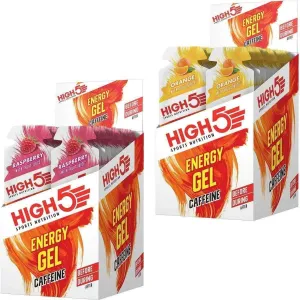 High 5 Energy Gels Plus Caffeine Box