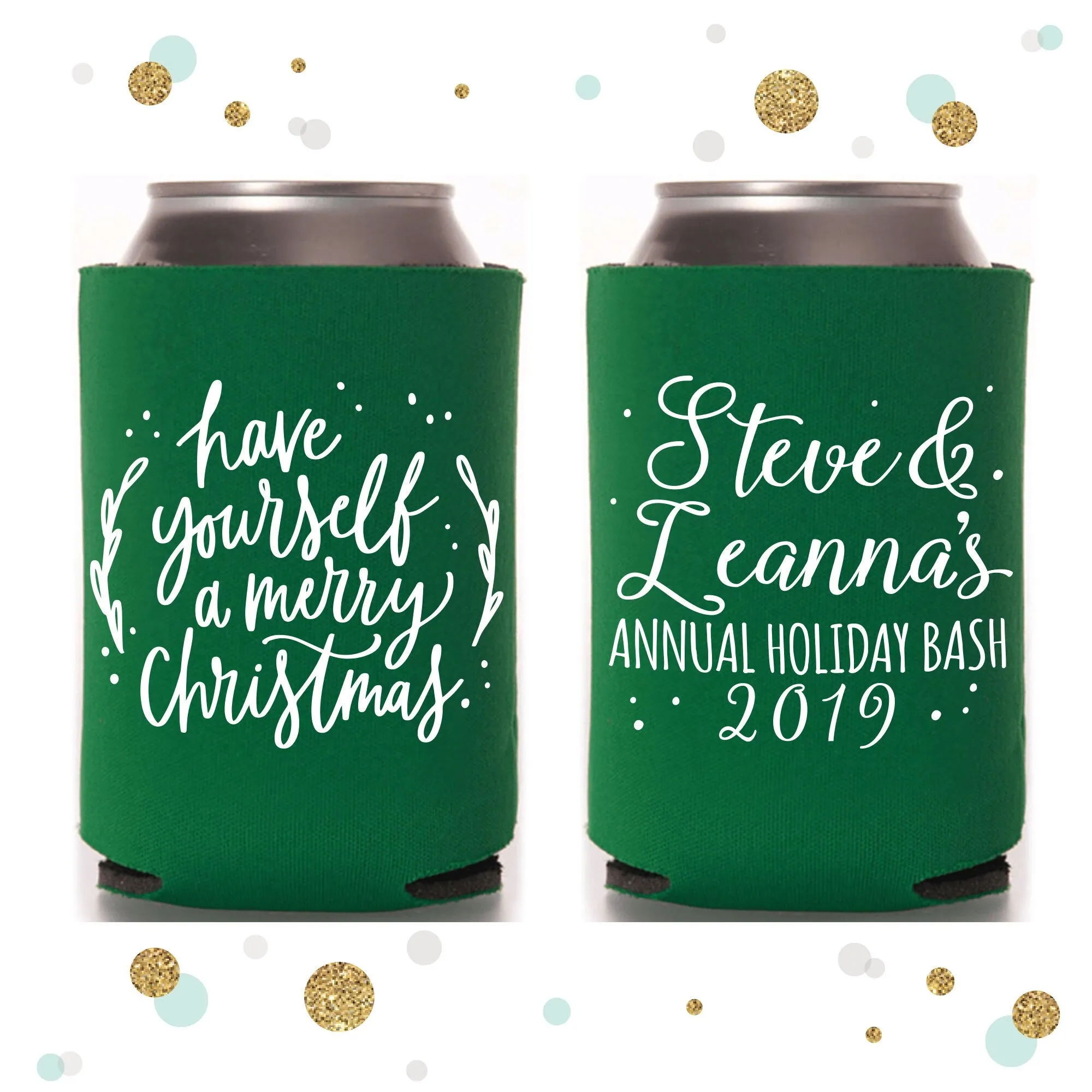 Holiday Can Cooler #11R - Custom